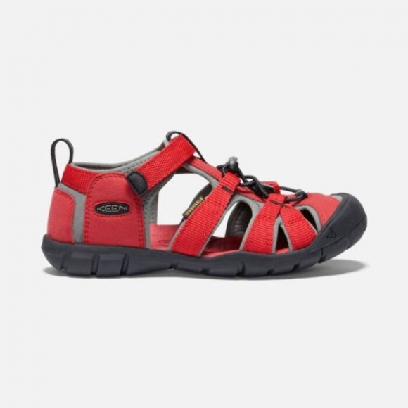 Keen | Big Kids' Seacamp II CNX-RACING RED/GARGOYLE