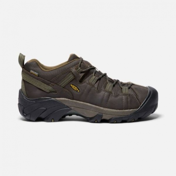 Keen | Men's Targhee II Waterproof-Canteen/Dark Olive