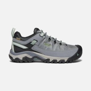 Keen | Women's Targhee III Waterproof-BLEACHER/DUCK GREEN