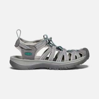 Keen | Women's Whisper-Medium Grey/Peacock Green