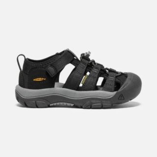 Keen | Little Kids' Newport H2-Black/Keen Yellow