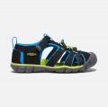 Keen | Big Kids' Seacamp II CNX-Black/Brilliant Blue