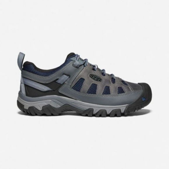 Keen | Men's Targhee Vent-Steel Grey/Majolica Blue