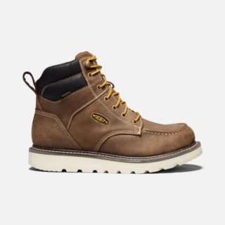 Keen | Men's Cincinnati 6" Waterproof Boot (Soft Toe)-Belgian/Sandshell