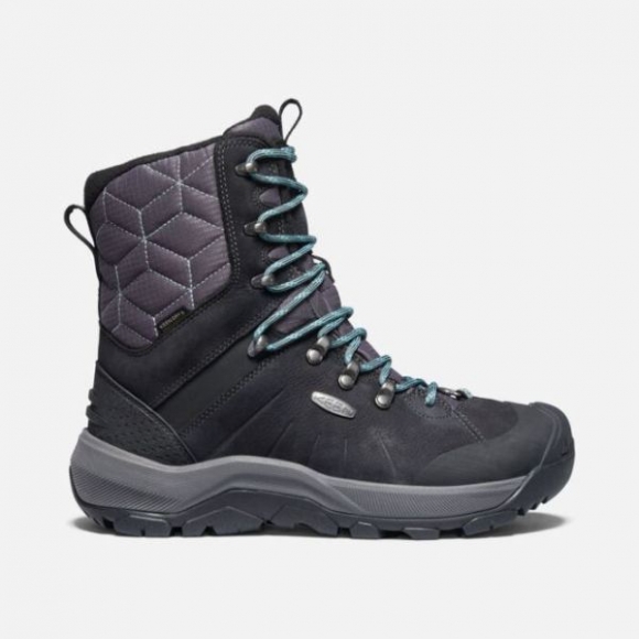 Keen | Women's Revel IV High Polar Boot-Black/North Atlantic