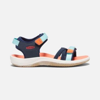 Keen | Little Kids' Verano Sandal-Black Iris/Blue Tint