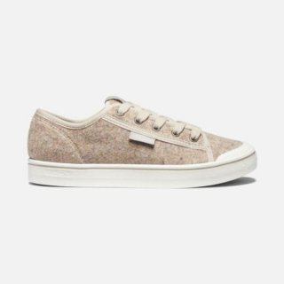 Keen | Women's Elsa Lite Felt Sneaker-Taupe Felt/Silver Birch