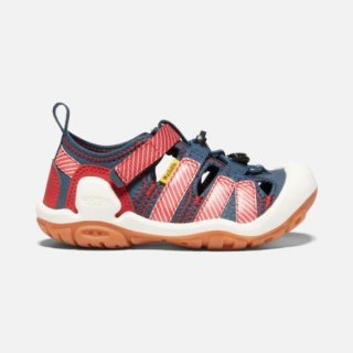 Keen | Little Kids' Knotch Creek Sandal-Navy/Stripes