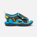 Keen | Toddlers' Knotch River Open-Toe Sandal-Black/Vivid Blue