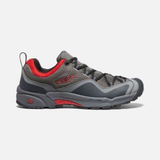 Keen | Men's Wasatch Crest Vent-Steel Grey/Red Carpet