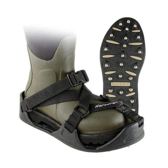 KORKERS STYLISH OUTLET MEN'S ROCKTRAX PLUS-Black/Moonrock