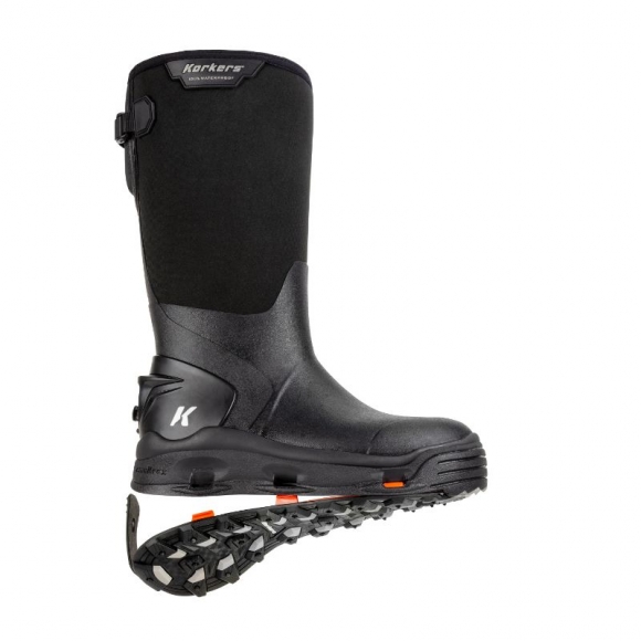 KORKERS STYLISH OUTLET MEN'S NEO STORM-ALL TERRAIN SOLE-Black
