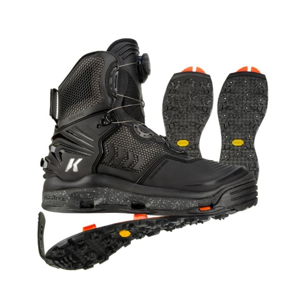 KORKERS STYLISH OUTLET MEN'S RIVER OPS BOA-VIBRAM XS TREK & STUDDED XS TREK SOLES