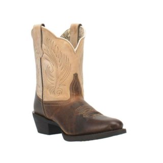 LAREDO WOMEN'S TORI WESTERN BOOTS - ROUND TOE-BROWN | NEW ARRIVALS