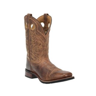 LAREDO MEN'S KANE WESTERN BOOTS - BROAD SQUARE TOE-TAN | NEW ARRIVALS