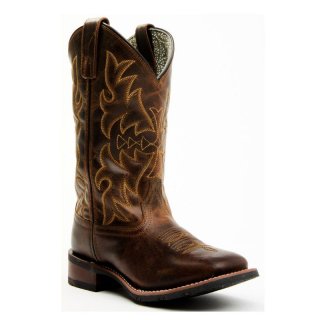 LAREDO WOMEN'S ANITA WESTERN PERFORMANCE BOOTS - BROAD SQUARE TOE-TAN | NEW ARRIVALS
