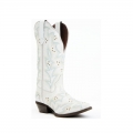 LAREDO WOMEN'S ADRIAN 12" WIDE CALF WESTERN BOOTS - SNIP TOE-WHITE | NEW ARRIVALS