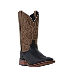 LAREDO MEN'S LODI SQUARE TOE WESTERN BOOTS-BLACK | NEW ARRIVALS
