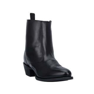 LAREDO MEN'S SIDE ZIPPER WESTERN BOOTS - ROUND TOE-BLACK | NEW ARRIVALS