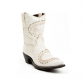 LAREDO WOMEN'S BONE EMBELLISHED BOOTIES - SNIP TOE-OFF WHITE | NEW ARRIVALS