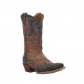 LAREDO MEN'S PORTER WINGTIP COLLAR OVERLAY WESTERN BOOT - SNIP TOE-TAN | NEW ARRIVALS