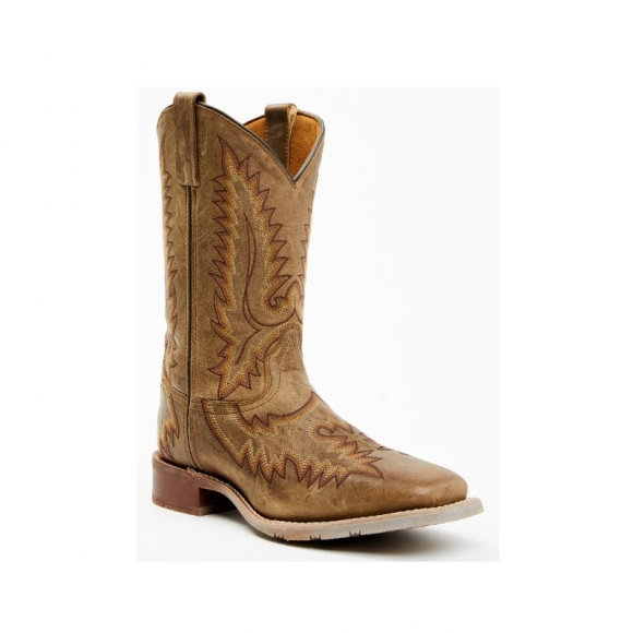 LAREDO MEN'S SANDSTORM WESTERN PERFORMANCE BOOTS - BROAD SQUARE TOE-TAUPE | NEW ARRIVALS