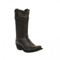 LAREDO WOMEN'S VINTAGE MISTY DISTRESSED LEATHER WESTERN BOOT - SNIP TOE-BLACK | NEW ARRIVALS