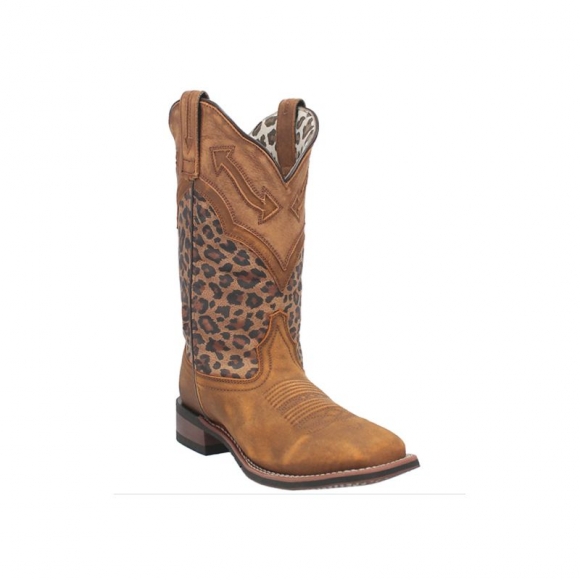 LAREDO WOMEN'S WILD ARROW WESTERN PERFORMANCE BOOTS - BROAD SQUARE TOE-HONEY | NEW ARRIVALS