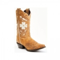 LAREDO WOMEN'S UNDERLAY WESTERN BOOTS - SNIP TOE-BROWN | NEW ARRIVALS