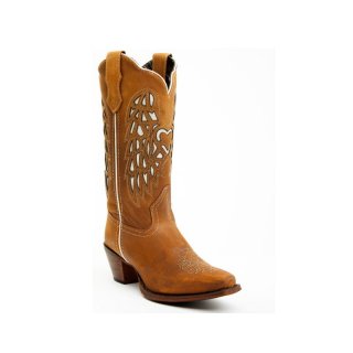 LAREDO WOMEN'S EAGLE CUT-OUT WESTERN BOOTS - SNIP TOE-HONEY | NEW ARRIVALS