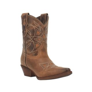 LAREDO WOMEN'S TISH WESTERN BOOTS - SNIP TOE-BROWN | NEW ARRIVALS