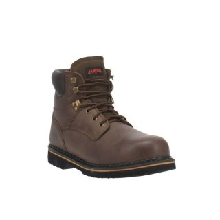 LAREDO MEN'S HUB & TACK LACE-UP WORK BOOTS - SOFT TOE-BROWN | NEW ARRIVALS