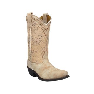 LAREDO WOMEN'S FADE TO CAT WESTERN BOOTS - SQUARE TOE-OFF WHITE | NEW ARRIVALS