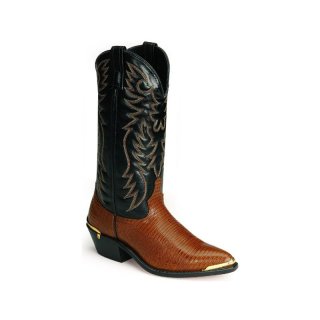 LAREDO MEN'S LIZARD PRINT WESTERN BOOTS-PEANUT | NEW ARRIVALS