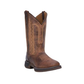 LAREDO MEN'S BENNETT BROAD SQUARE TOE WESTERN BOOTS-TAN | NEW ARRIVALS