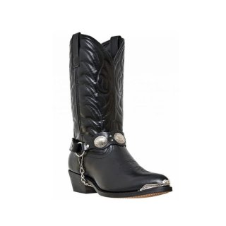 LAREDO MEN'S TALLAHASSEE WESTERN BOOTS-BLACK | NEW ARRIVALS