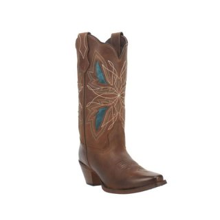LAREDO WOMEN'S FLUTTERBY WESTERN BOOTS - SNIP TOE-BROWN | NEW ARRIVALS