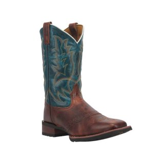 LAREDO MEN'S TWO-TONE SADDLE VAMP WESTERN BOOT - SQUARE TOE-RUST COPPER | NEW ARRIVALS