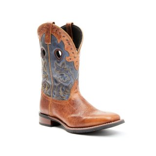 LAREDO MEN'S TOP WESTERN BOOTS - BROAD SQUARE TOE-TAN | NEW ARRIVALS