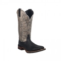LAREDO MEN'S ISAAC WESTERN BOOTS - BROAD SQUARE TOE-BLACK | NEW ARRIVALS