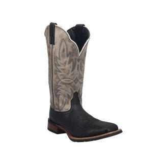 LAREDO MEN'S ISAAC WESTERN BOOTS - BROAD SQUARE TOE-BLACK | NEW ARRIVALS
