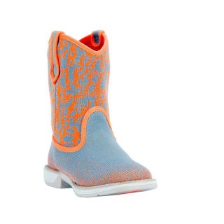 LAREDO KIDS' COMET PERFORMAIR WESTERN BOOTS-ORANGE | NEW ARRIVALS