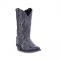 LAREDO MEN'S GARRETT DISTRESSED WESTERN BOOTS-BLACK | NEW ARRIVALS