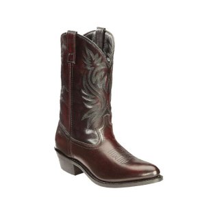 LAREDO MEN'S LONDON WESTERN BOOTS - MEDIUM TOE-BLACK CHERRY | NEW ARRIVALS