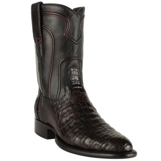 Los Altos Men's Black Cherry Caiman Roper Boots | Black Cherry