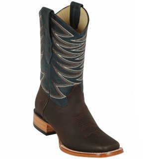 Los Altos Men's Square Toe Brown Boots | Brown