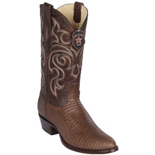 Los Altos Men's Brown Lizard Cowboy Boots | Brown