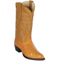 Los Altos Men's Buttercup Ostrich Cowboy Boots | Buttercup