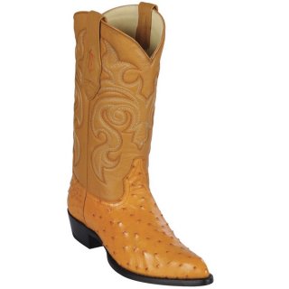 Los Altos Men's Buttercup Ostrich Cowboy Boots | Buttercup