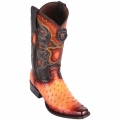 Los Altos Men's Buttercup Ostrich Boots - European Toe | Faded Buttercup